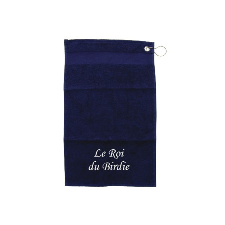 Serviette de golfe - Roi et Reine Bleu marine Serviette de golfe - Roi et Reine Bleu marine