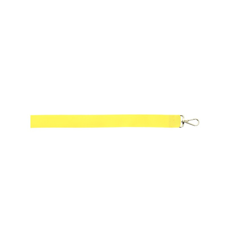 Porte Clefs ruban petit modèle 1.Jaune paille