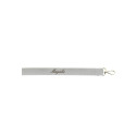 Porte Clefs ruban petit modèle 13. Gris clair