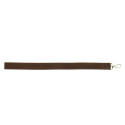 Porte clefs ruban grand modèle 9. Marron