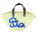 Mini panier personnalisé Pia en bleu dur