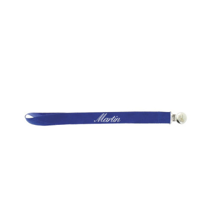Attache tétine  Bleu France Attache tétine  Bleu France