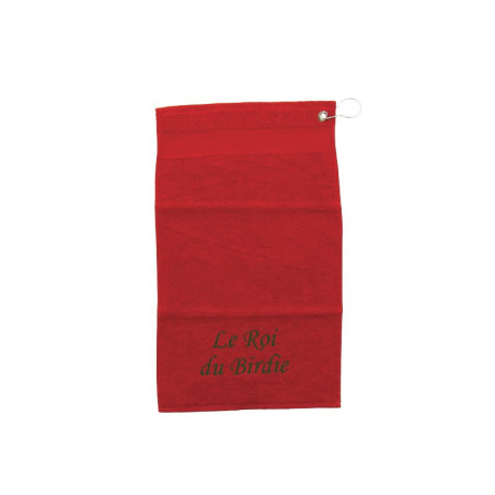 Serviette de golfe - Roi et Reine Rouge