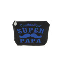 Trousse super Papa noir écriture bleu