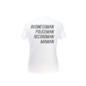 T-shirt MAMAN blanc personnalisé en gris