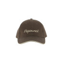 Casquette personnalisée marron broderie vison