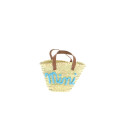 Mini panier personnalisé Mini en turquoise