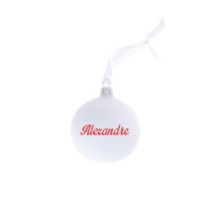 Boules de Noël personnalisées
