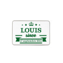 Boîte métal personnalisée vert bouteille