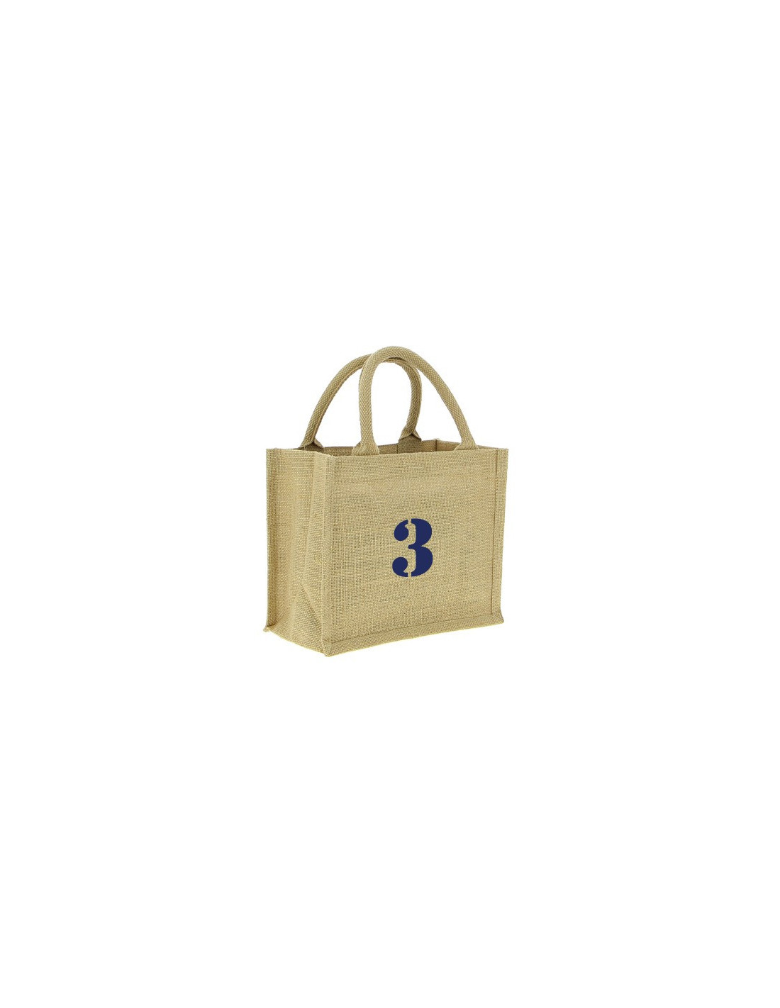 Cabas toile de jute et coton > sac cabas durable en toile de jute et coton  tous commerces tote bag personnalisable