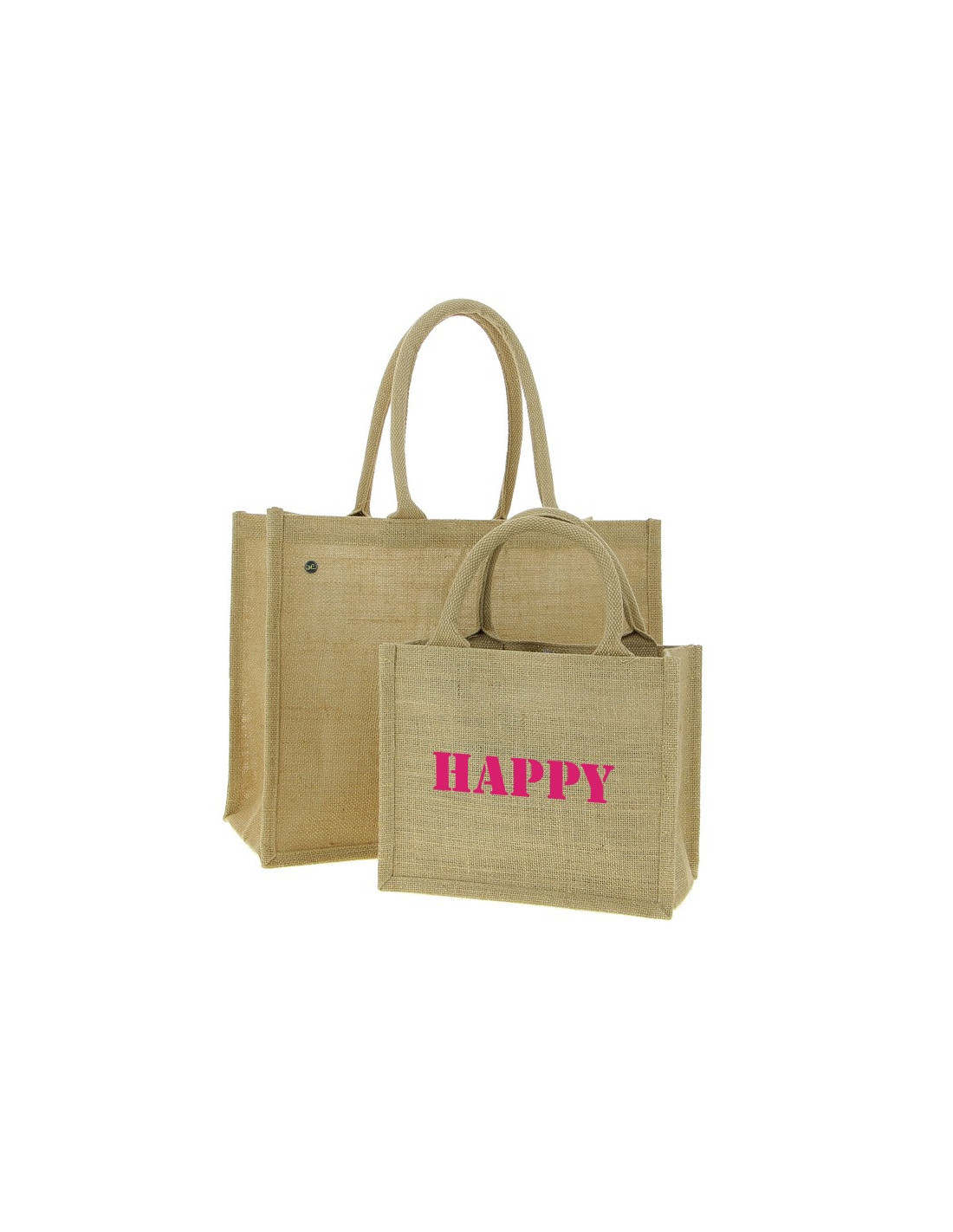 Cabas toile de jute personnalis