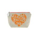 Trousse Maman the Best orange