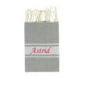 Fouta gris clair