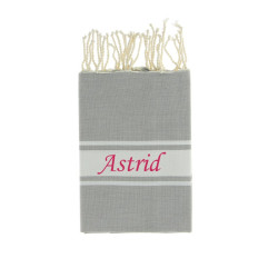 Fouta gris clair