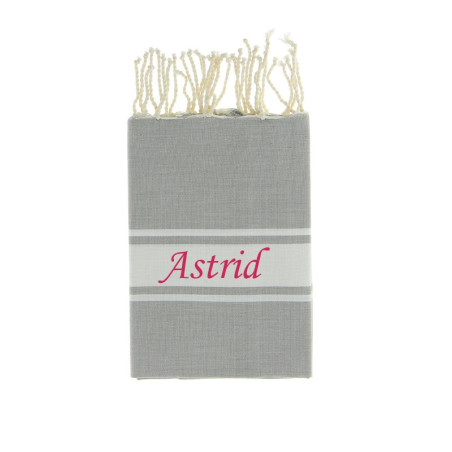 Fouta gris clair Fouta gris clair