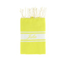 Fouta jaune citron