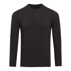 Tee-shirt noir homme manches longues personnalisable