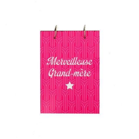 Carnet Merveilleuse Grand-mère