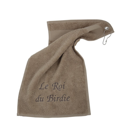 Serviette de golfe - Roi et Reine Beige