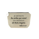 Trousse Meg Lin Collection Capsule "Karl was right"
