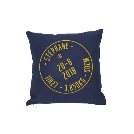 Coussin Stamp naissance