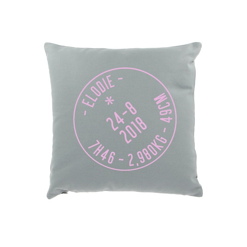Coussin Stamp naissance