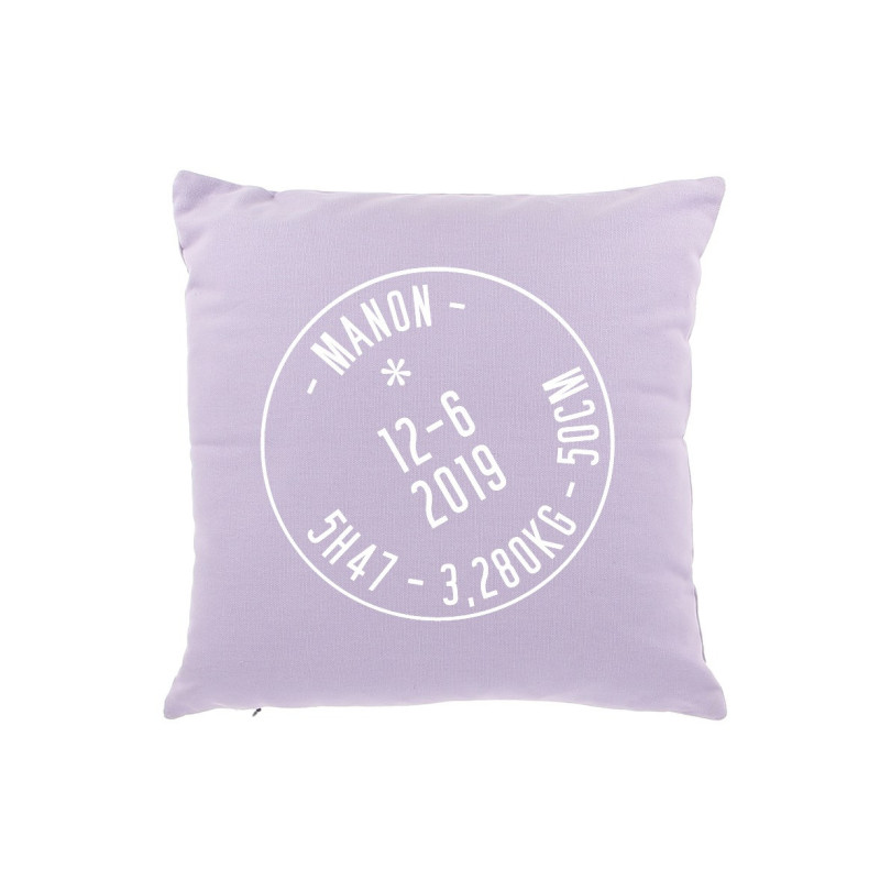 Coussin parme