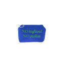 Trousse Betty - Bleu roi - Message