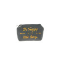 Trousse Betty - Gris - Message