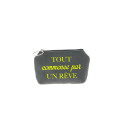 Trousse Betty - Gris - Message