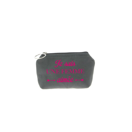 Trousse Betty - Gris - Message