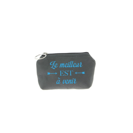 Trousse Betty - Gris - Message