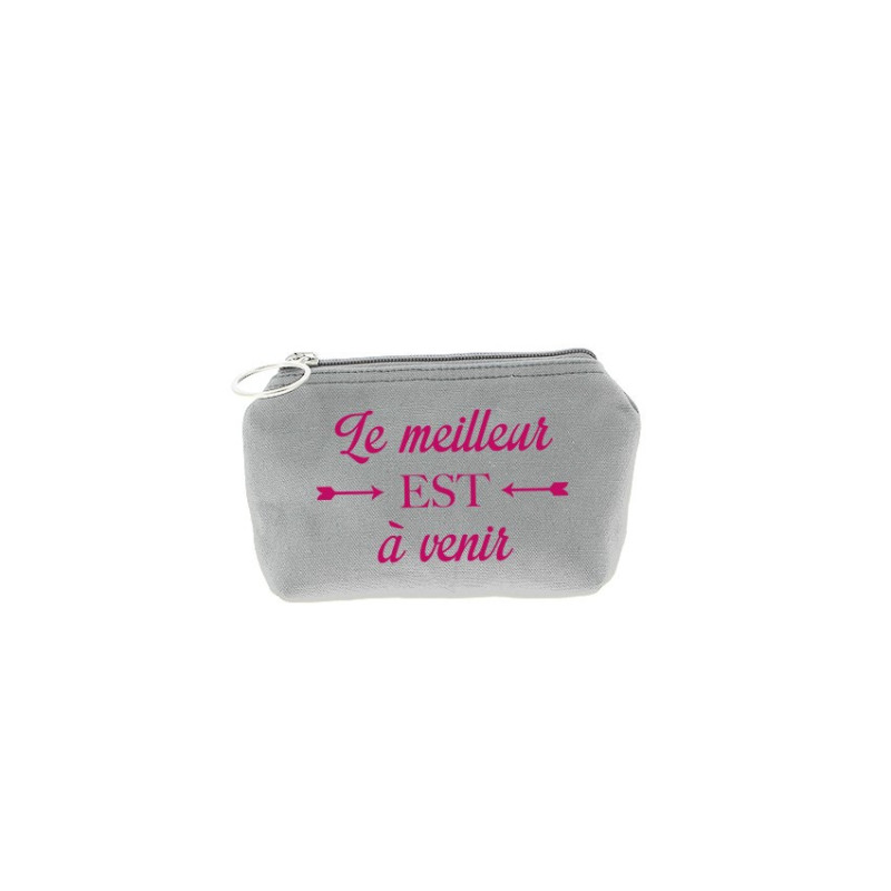 Trousse Betty - Gris clair - Message