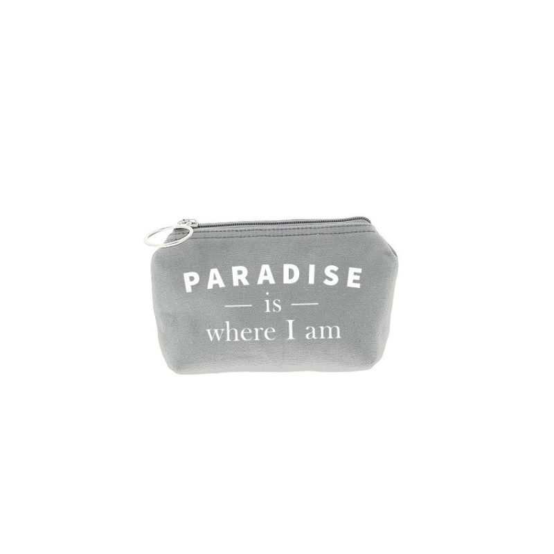 Trousse Betty - Gris clair - Message