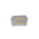 Trousse Betty - Gris clair - Message
