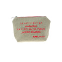 Trousse Meg Lin Collection Capsule "Karl was right"