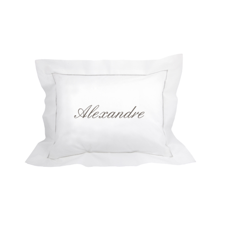 Coussin brodé personnalisé