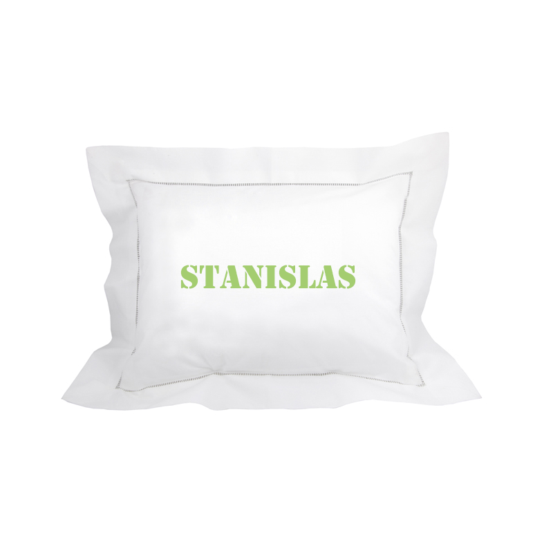 Coussin brodé personnalisé