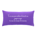 Coussin Long Phrases