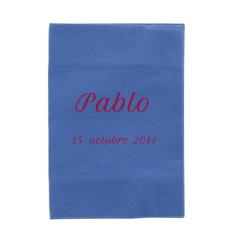 Protège carnet de santé brodé