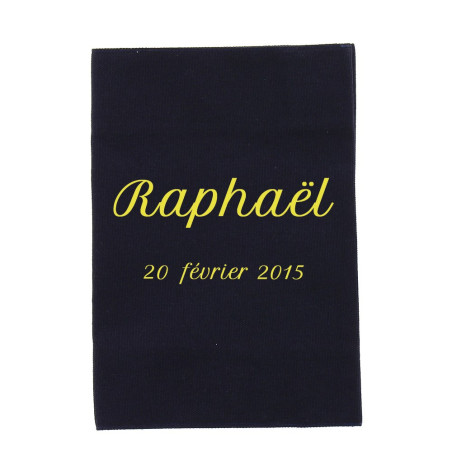 Protège carnet de santé brodé