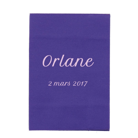 Protège carnet de santé brodé