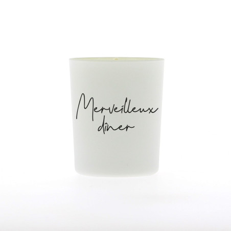 Bougie Merveilleux Dîner