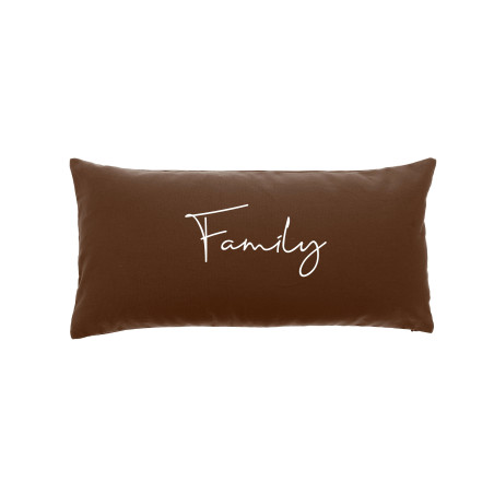 Coussin marron