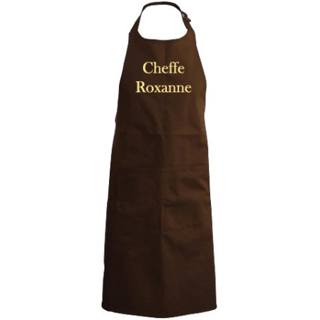 Tablier de cuisine personnalisé