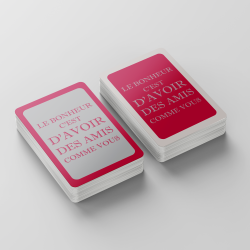 Jeu de cartes personnalisé