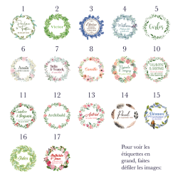 Etiquette Personnalisée Ronde 2