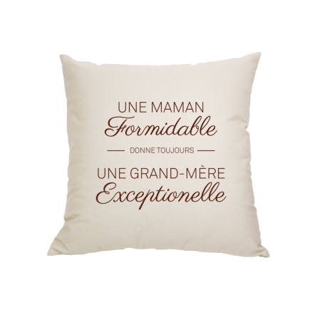 Coussin Grand-mère exceptionnelle