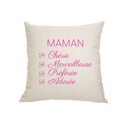Coussin Maman Adorée