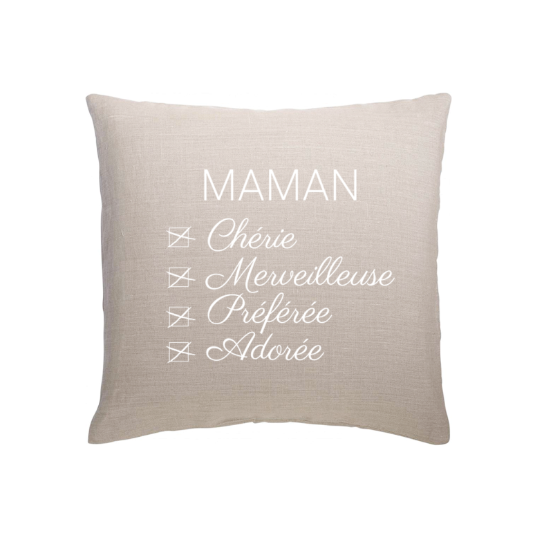 Coussin Maman Adorée